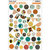 October Afternoon - Witch Hazel Collection - Halloween - Chip &#039;n Stick - Self Adhesive Chipboard - Buttons and Banners