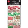 Me and My Big Ideas - MAMBI Chips - Christmas - Chipboard Stickers - Holiday Tags