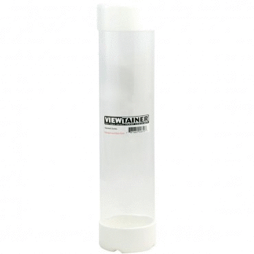Viewtainer - Spill-Proof Storage Container - 2.75 x 12 Inches - White