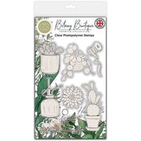 Craft Consortium - Botany Boutique Collection - Clear Photopolymer Stamps - Cactus