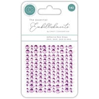 Craft Consortium - Adhesive Dew Drops - Lilac