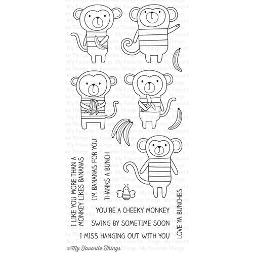 My Favorite Things - Clearly Sentimental - Clear Acrylic Stamps - Cheeky Monkey