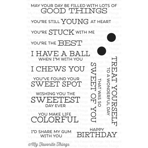 My Favorite Things - Clearly Sentimental - Clear Acrylic Stamps - Gumball Greetings