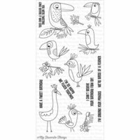 My Favorite Things - Clearly Sentimental - Clear Acrylic Stamps - Birds Of Paradise