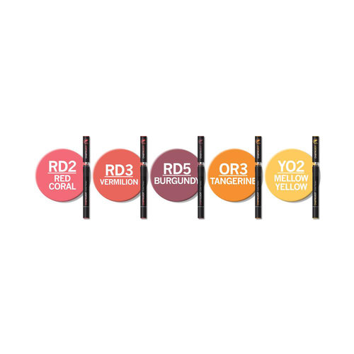 Chameleon Art Products Inc - Chameleon Color Tones - Marker Set - Warm Tones - 5 Pack