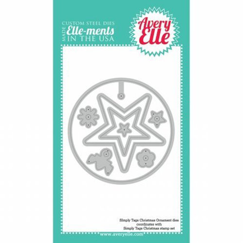 Avery Elle - Elle-Ments Simply Tags Dies - Christmas Ornaments