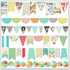 October Afternoon - Midway Collection - Sew Fun Banners - Sewable Cardstock Pieces