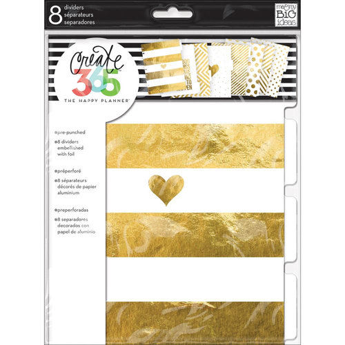 Me and My Big Ideas - Create 365 Collection - Dividers - Gold