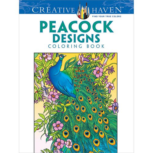 Dover Publications - Creative Haven - Peacock Designs