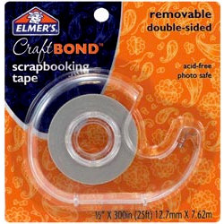 Elmer's - Craft Bond - Scrapbooking Double-Sided Tape - Repositionable