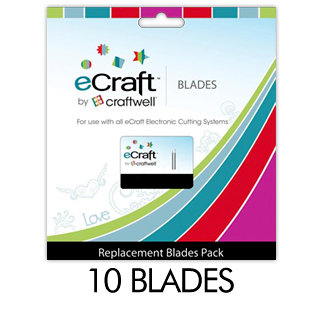 Craftwell - eCraft - 12 Inch Electronic Cutting System - Replacement Blades - 10 Pack
