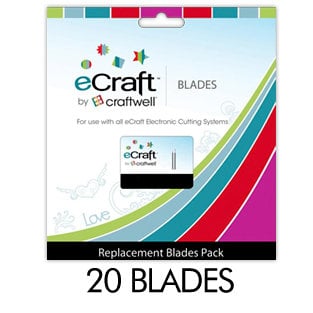 Craftwell - eCraft - 12 Inch Electronic Cutting System - Replacement Blades - 20 Pack