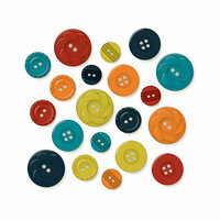 October Afternoon - Witch Hazel Collection - Halloween - Buttons