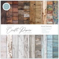 Craft Consortium - 8 x 8 Paper Pad - Wood Textures