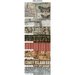 Coats - Tim Holtz - Eclectic Elements - 9 x 21 Inch Fat Eighth - 8 Pieces - Melange