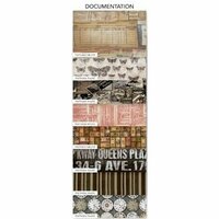 Coats - Tim Holtz - Eclectic Elements - 12 x 12 Fabric Craft Pack - 8 Pieces - Documentation