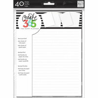 Me and My Big Ideas - Create 365 Collection - Note and Graph Paper - White