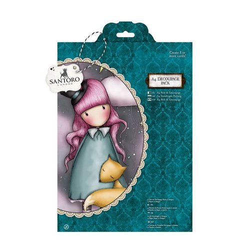 Santoro London - Gorjuss A4 Decoupage Pack - The Dreamer