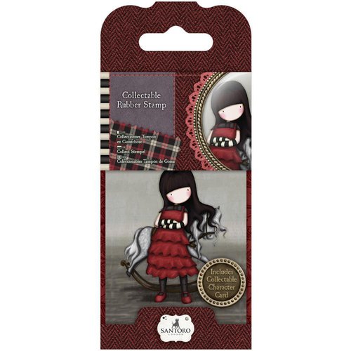 Santoro London - Gorjuss Rubber Stamp - Number 20 - Getaway VI