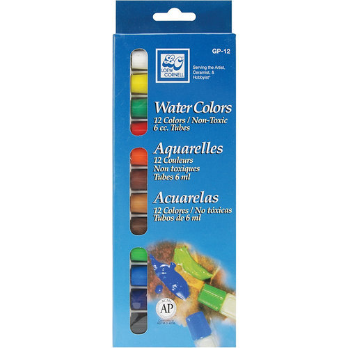 Loew-Cornell - Watercolor Paints - 12 Pack