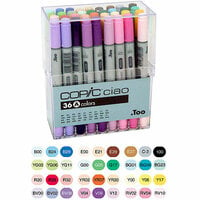 Too Corporation - Copic Ciao - Dual Tip Markers - 36 Piece Set