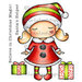 La-La Land - Cling Mounted Rubber Stamp Set - Paper Doll Marci - Christmas Elf