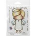 La-La Land - Cling Mounted Rubber Stamp Set - Paper Doll Luka - Angel