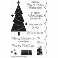 My Favorite Things - Lisa Johnson Designs - Christmas - Clear Acrylic Stamps - Trim The Tree