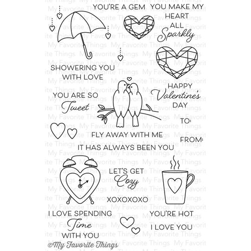 My Favorite Things - Lisa Johnson Designs - Clear Acrylic Stamps - All Heart