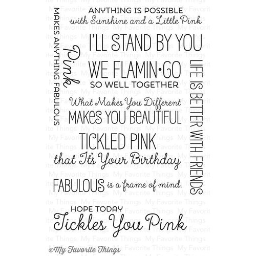 My Favorite Things - Laina Lamb Designs - Clear Acrylic Stamps - Tickled Pink