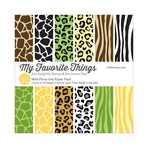 My Favorite Things - 6 x 6 Paper Pad - Wild Prints