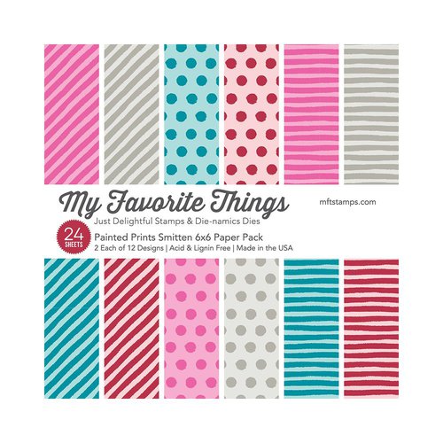 My Favorite Things - 6 x 6 Paper Pad - Painted Prints Smitten