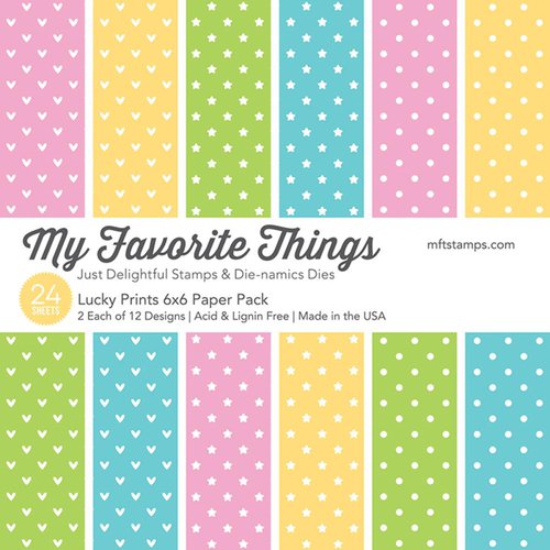 My Favorite Things - 6 x 6 Paper Pad - Lucky Prints