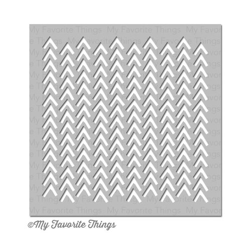 My Favorite Things - MIX-ables Stencil - Wonky Chevron