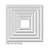 My Favorite Things - Die-Namics - STAX Dies - Zig Zag Stitched Square