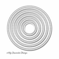 My Favorite Things - Die-Namics - STAX Dies - Radial Stitched Circle