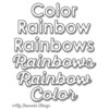 My Favorite Things - Die-Namics - Dies - Color The Rainbow