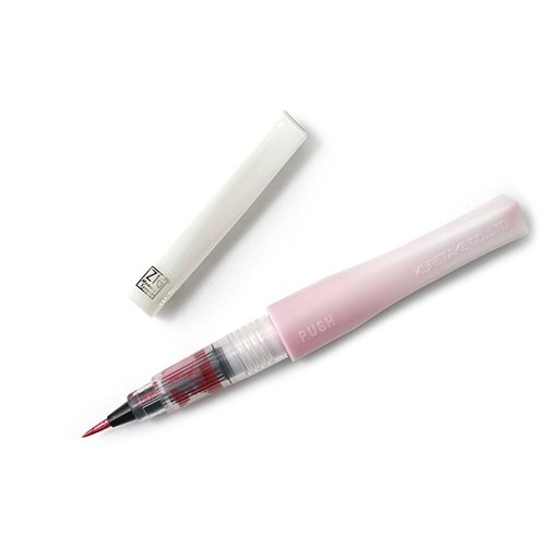 ZIG - Memory System - Wink Of Stella - Glitter Brush Marker - Glitter Dark Pink