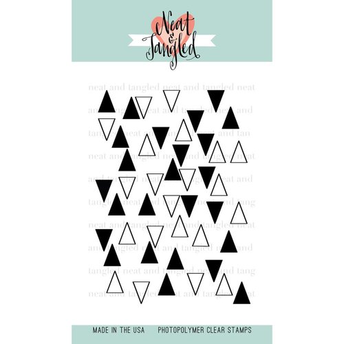 Neat and Tangled - Clear Acrylic Stamps - Tiny Triangles