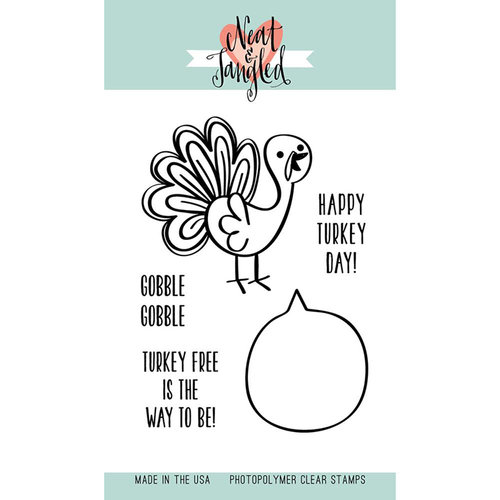 Neat and Tangled - Clear Acrylic Stamps - Turkey Talk