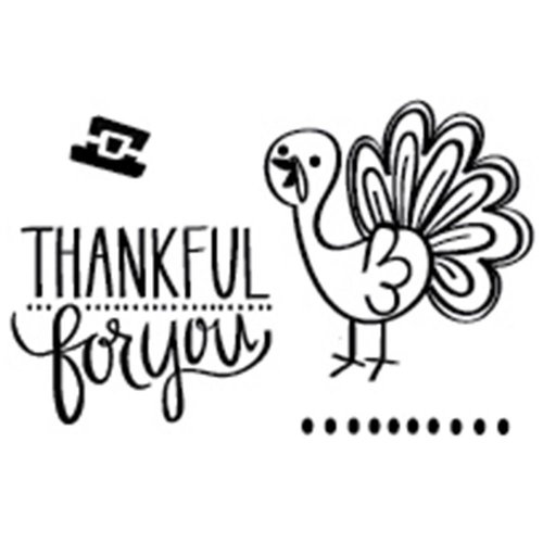 Neat and Tangled - Clear Acrylic Stamps - Thankful Turkey
