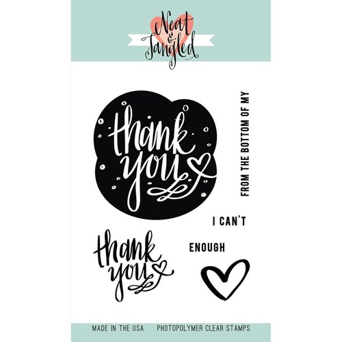 Neat and Tangled - Clear Acrylic Stamps - All My Heart