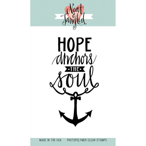 Neat and Tangled - Clear Acrylic Stamps - Hope Anchors