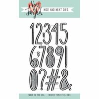 Neat and Tangled - Nice and Neat Die - Journaling Numbers