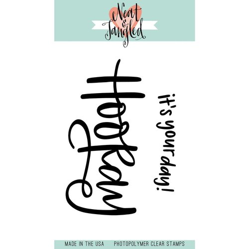 Neat and Tangled - Clear Acrylic Stamps - Hooray