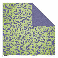 Kaisercraft - Lilac Avenue Collection - 12 x 12 Double Sided Paper - Violet, CLEARANCE