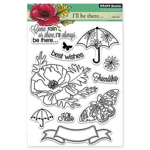 Penny Black - Clear Acrylic Stamps - Come Rain Or Shine