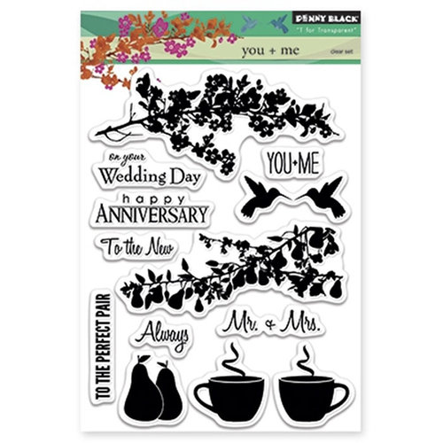 Penny Black - Clear Acrylic Stamps - You and Me