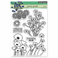 Penny Black - Clear Acrylic Stamps - Pretty Petals