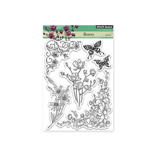 Penny Black - Clear Acrylic Stamps - Florets